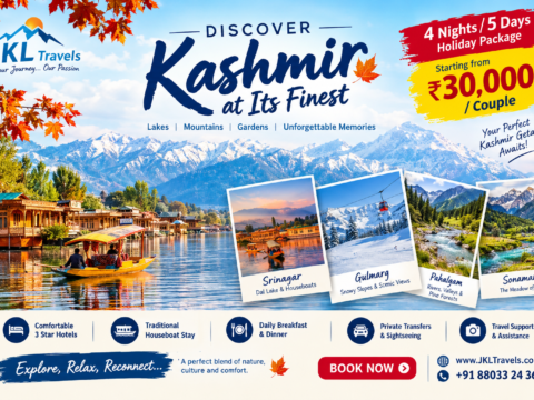 Discover Kashmir in 5 Days: Srinagar, Gulmarg and Pahalgam